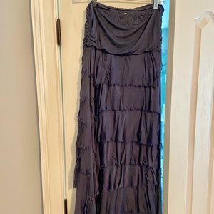 Tempo Paris silk maxi skirt